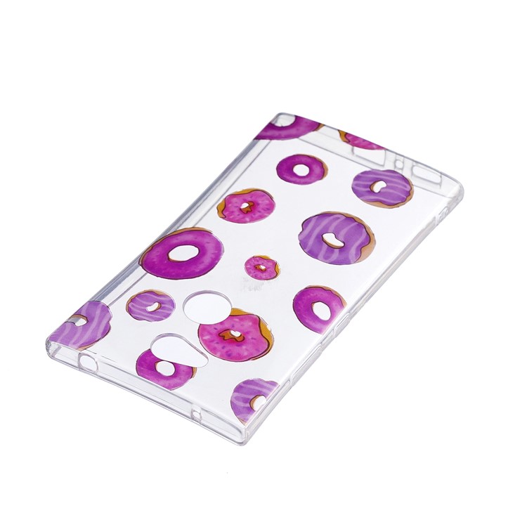 Pattern Printing IMD TPU Soft Phone Case for Sony Xperia L2 - Doughnuts-5