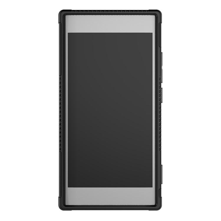 Anti-Rutsch-PC + TPU Hybrid-Koffer Mit Ständer Für Sony Xperia XA2 - Schwarz-7