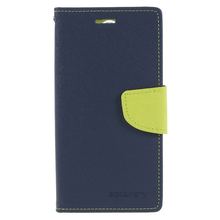 MERCURY GOOSPERY Phantasie Flip Leder Brieftasche Telefon Flip Abdeckung Für Sony Xperia XA2 - Dunkelblau-1