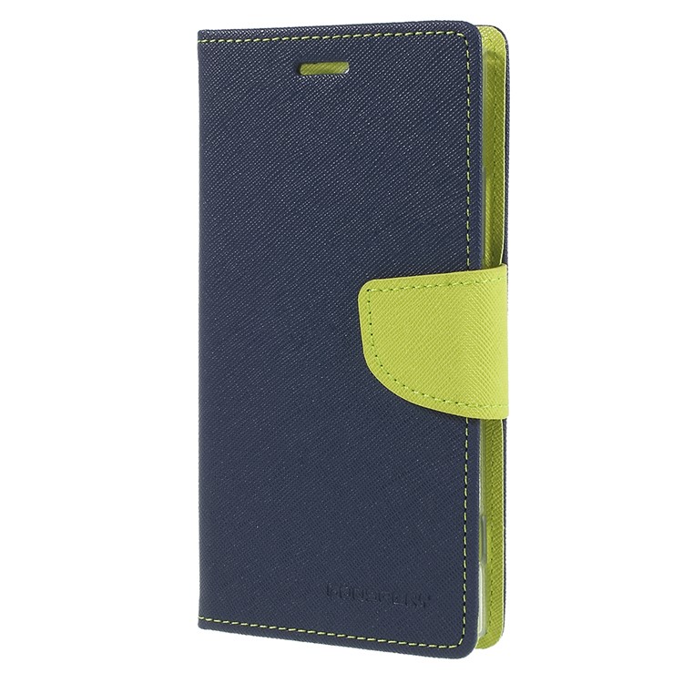 MERCURY GOOSPERY Phantasie Flip Leder Brieftasche Telefon Flip Abdeckung Für Sony Xperia XA2 - Dunkelblau-2