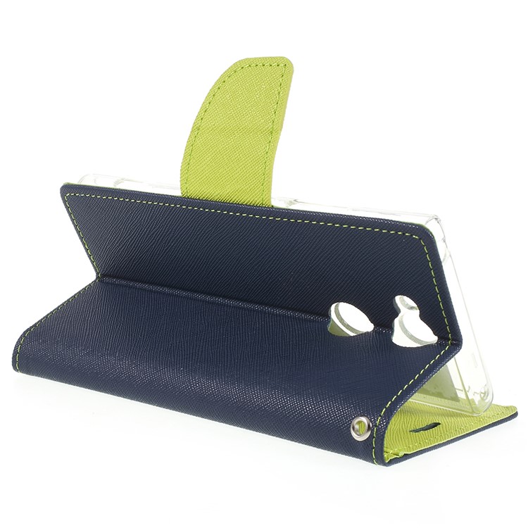 MERCURY GOOSPERY Phantasie Flip Leder Brieftasche Telefon Flip Abdeckung Für Sony Xperia XA2 - Dunkelblau-5