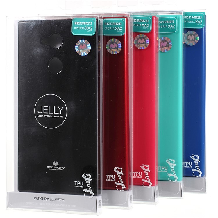 MERCURY GOOSPERY Flash Powder TPU Gel Case for Sony Xperia XA2 Ultra - Black-6