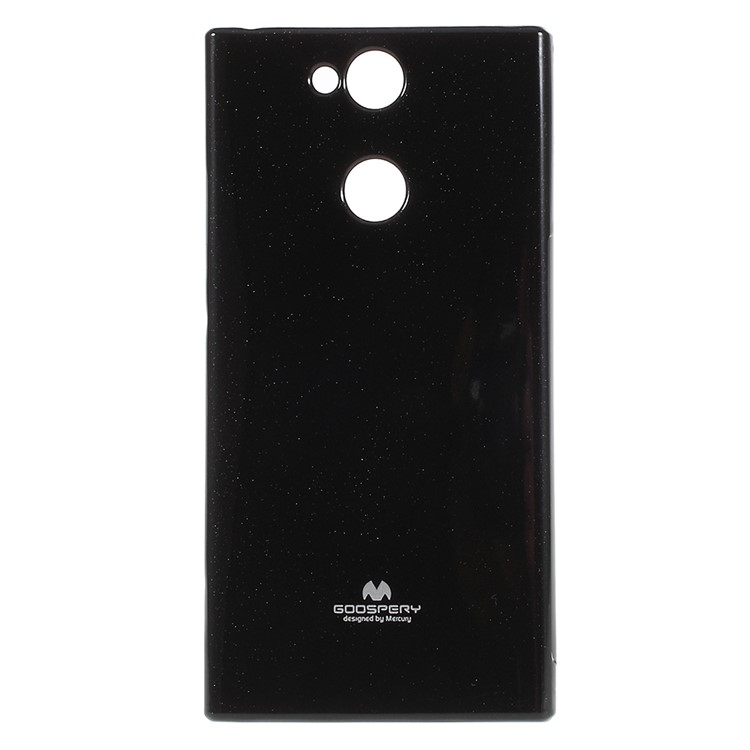 MERCURY GOOSPERY Jelly Glitter Powder TPU Case Accessory for Sony Xperia XA2 - Black-1
