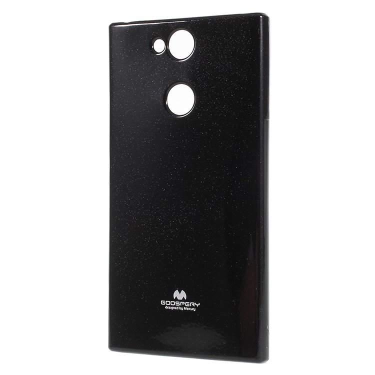 MERCURY GOOSPERY Jelly Glitter Powder TPU Case Accessory for Sony Xperia XA2 - Black-2