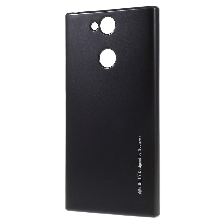 MERCURY GOOSPERY i JELLY Metallic TPU Flexible Mobile Phone Cover for Sony Xperia XA2 - Black-2