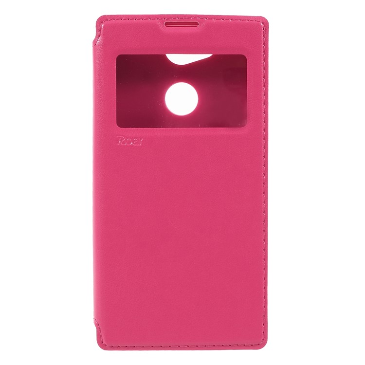 ROAR KOREA Noble Leather View Window Stand Case for Sony Xperia XA2 - Rose-3