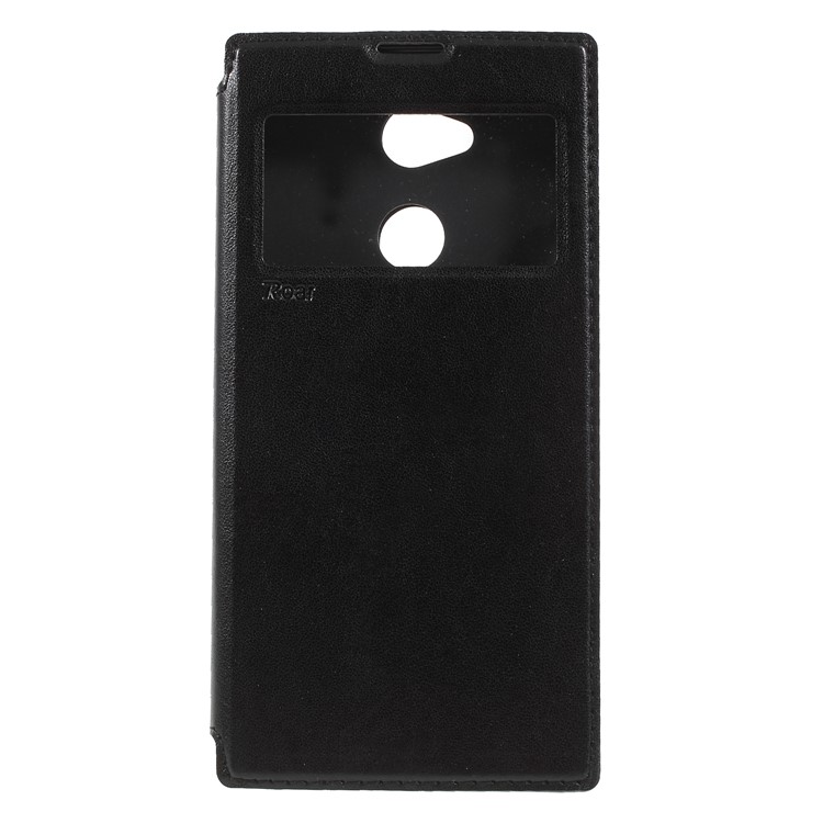 ROAR KOREA View Window Noble Leather Flip Stand Case for Sony Xperia XA2 Ultra - Black-3
