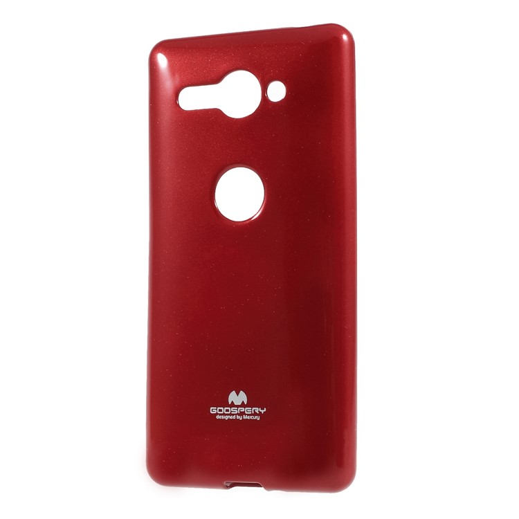 MERCURY GOOSPERY Jelly Glitter Powder TPU Mobile Casing for Sony Xperia XZ2 Compact - Red-2