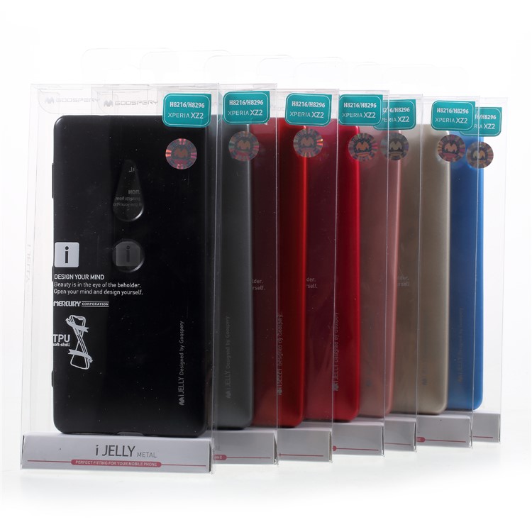 MERCURY GOOSPERY i JELLY for Sony Xperia XZ2 TPU Mobile Shell - Red-5
