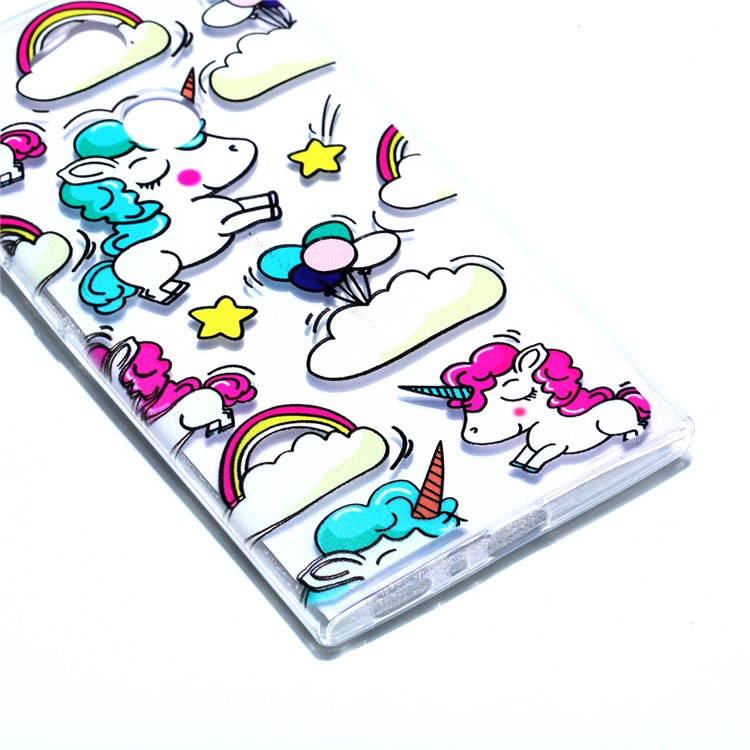Pattern Printing Soft TPU Phone Cover for Sony Xperia L2 - Unicorns-2