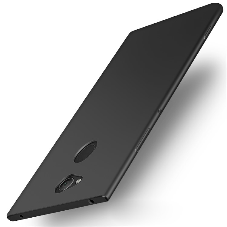 X-LEVEL Ultra-thin Frosted Silicone Protection Mobile Phone Case for Sony Xperia XA2 - Black-1