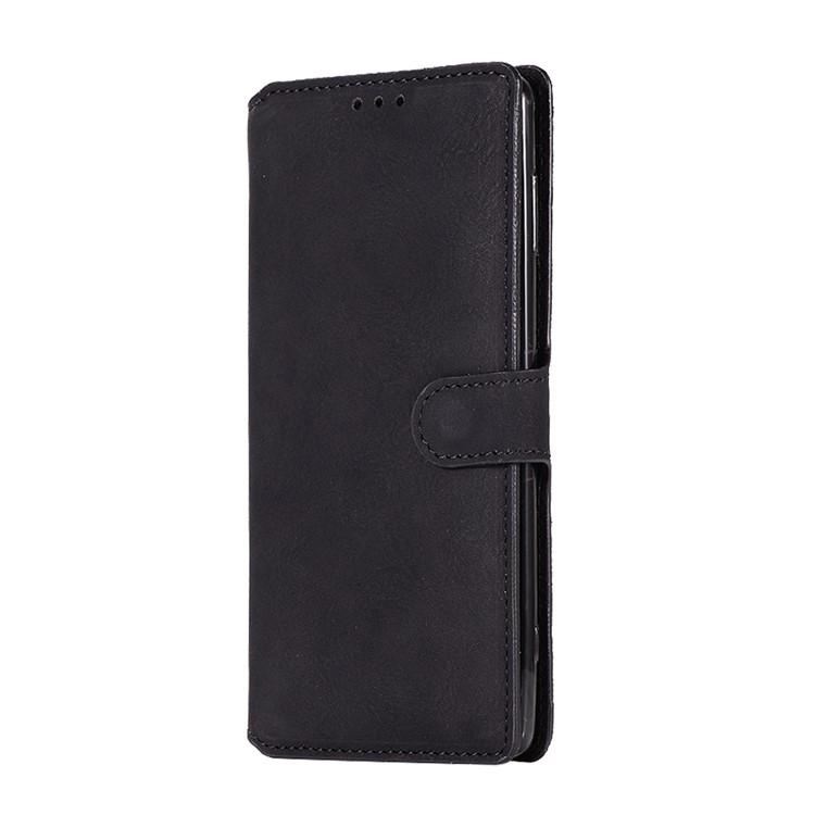 Vintage Style Wallet PU Leather Stand Protection Cover Accessory for Sony Xperia XZ2 - Black-2