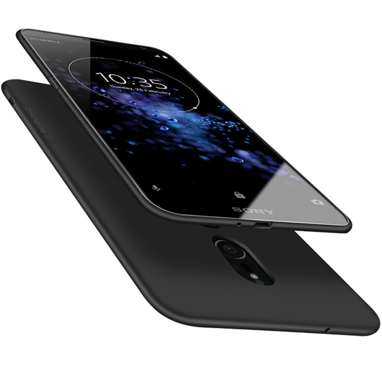 X-LEVEL Ultra-thin Frosted TPU Case for Sony Xperia XZ2 Premium - Black-2