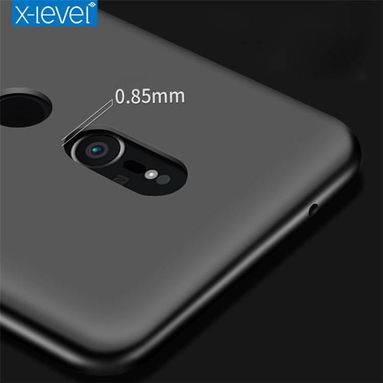 X-LEVEL Ultra-thin Frosted TPU Case for Sony Xperia XZ2 Premium - Black-5