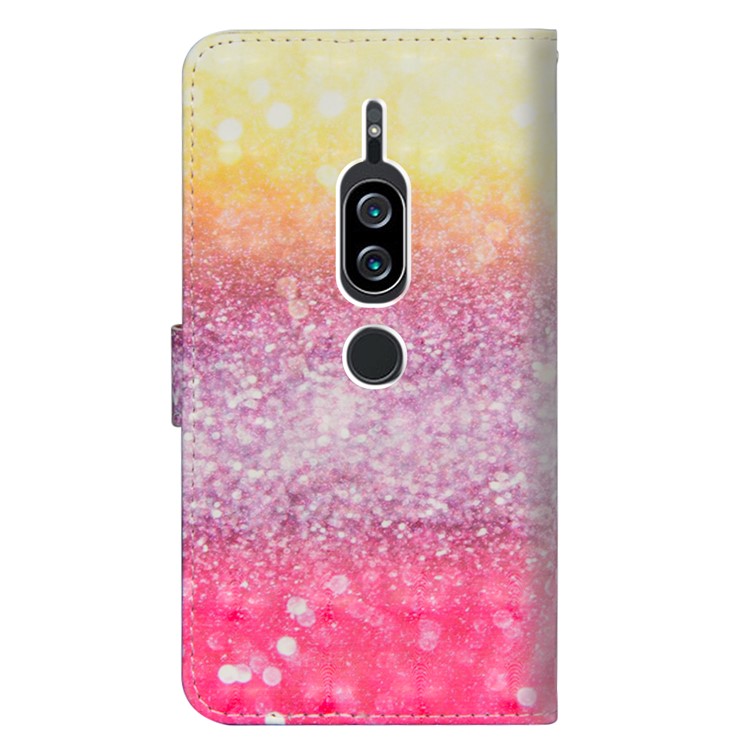 Pattern Printing Wallet Leather Protection Case for Sony Xperia XZ2 Premium - Colorized Pattern-4