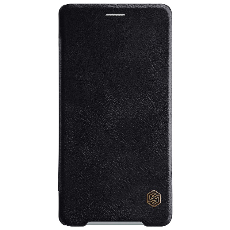 NILLKIN Qin Series Card Holder Leather Phone Casing for Sony Xperia XZ2 Premium - Black-2
