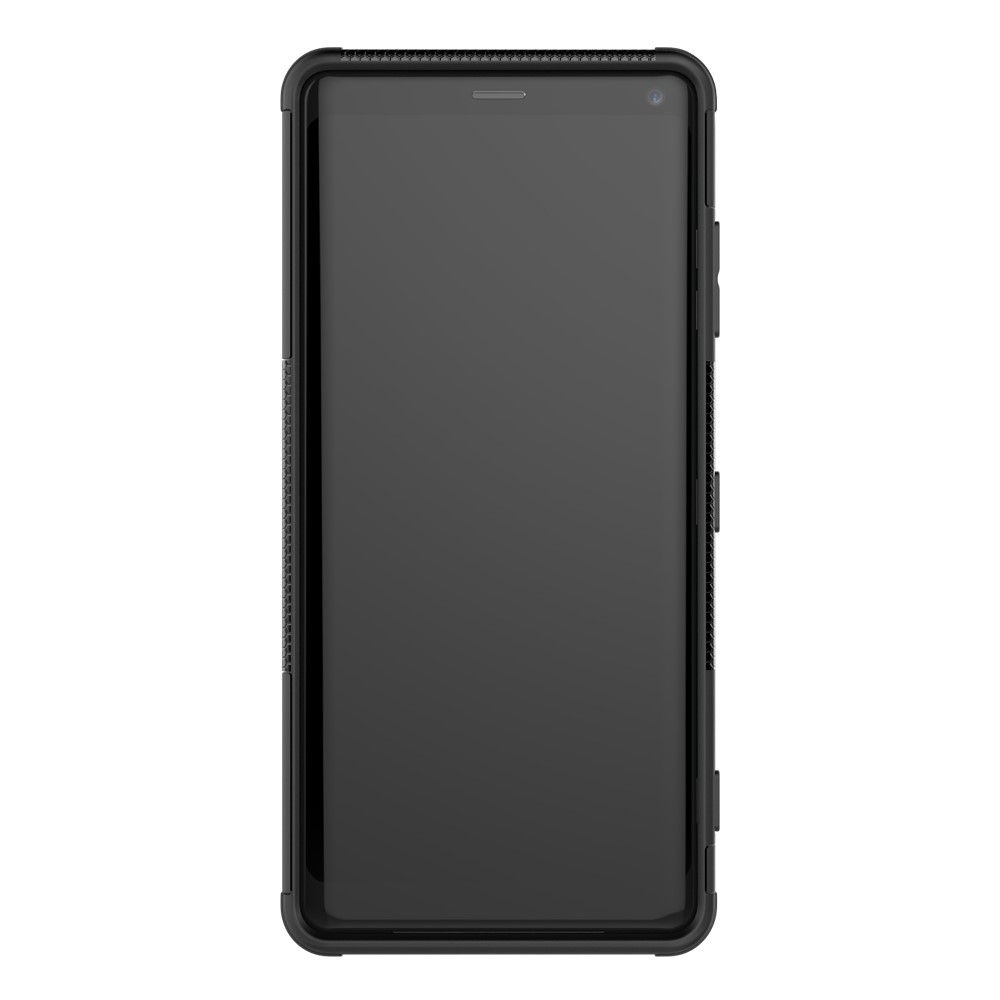 Funda Fresca Híbrida Pc + Tpu Kickstand Para Sony Xperia XZ3 - Negro