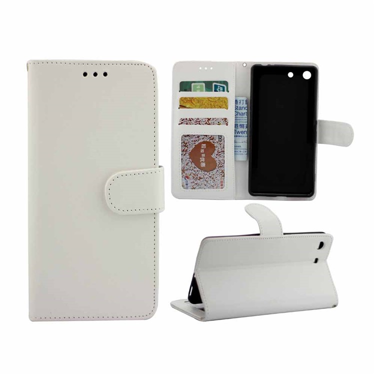 leather wallet for sony xperia m5 e5603 m5 dual e5633 white tvc mall leather wallet for sony xperia m5 e5603 m5 dual e5633 white tvc mall