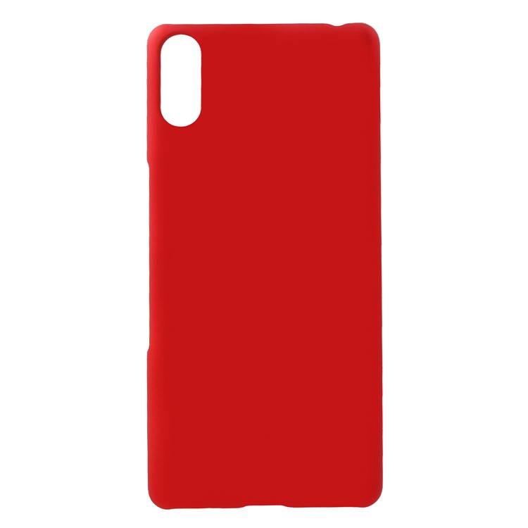 Rubberized PC Hard Case for Sony Xperia L3 Ultra - Red-1