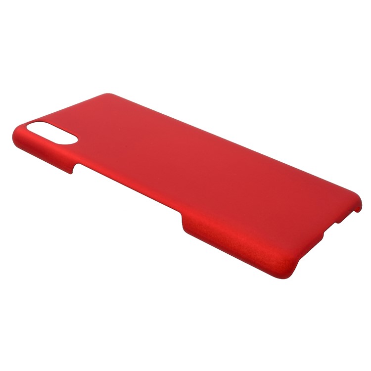 Rubberized PC Hard Case for Sony Xperia L3 Ultra - Red-2