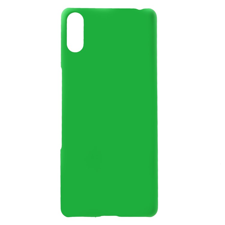 Rubberized PC Hard Back Case for Sony Xperia L3 Ultra - Green-1