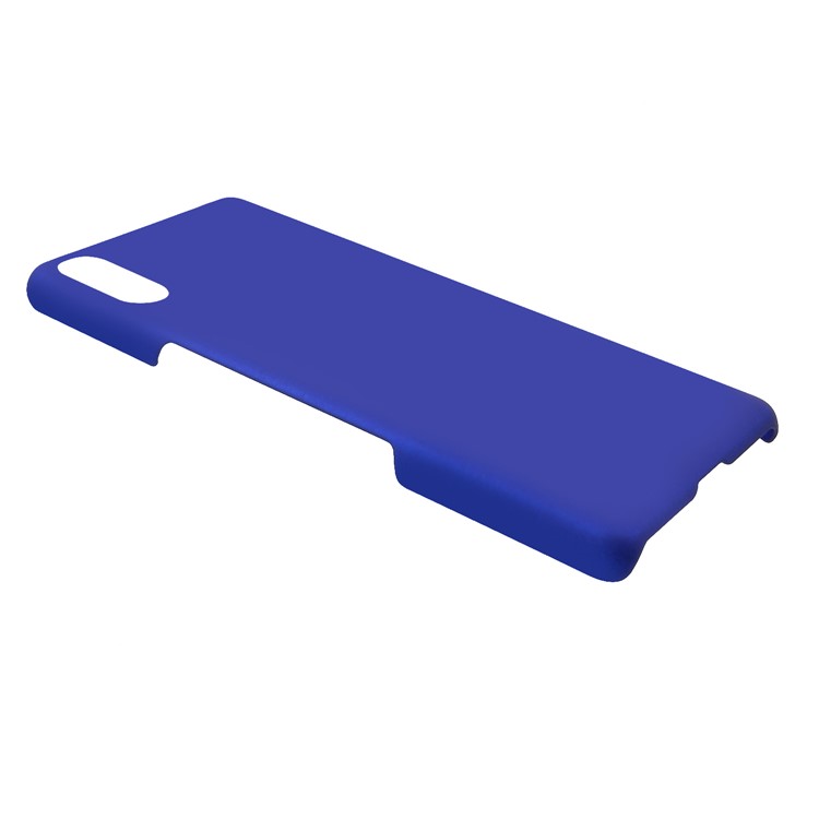 Rubberized Plastic Hard Case for Sony Xperia L3 Ultra - Dark Blue-2