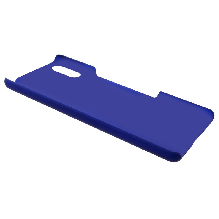 Rubberized Plastic Hard Case for Sony Xperia L3 Ultra - Dark Blue-3