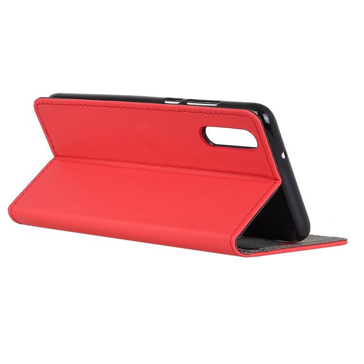 Wallet Leather Stand Phone Case for Sony Xperia L3 - Red-6