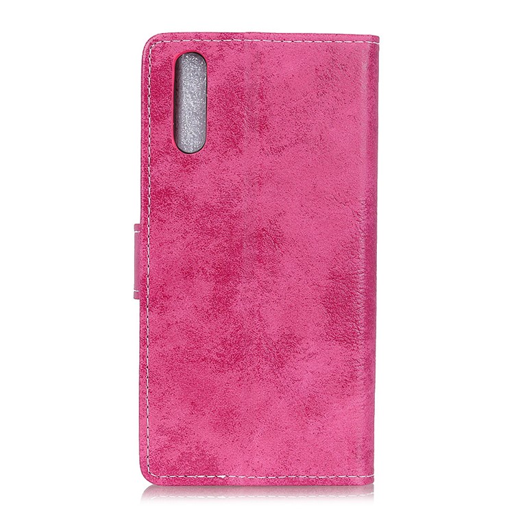 Vintage Style PU Leather Flip Phone Casing for Sony Xperia L3 - Rose-3