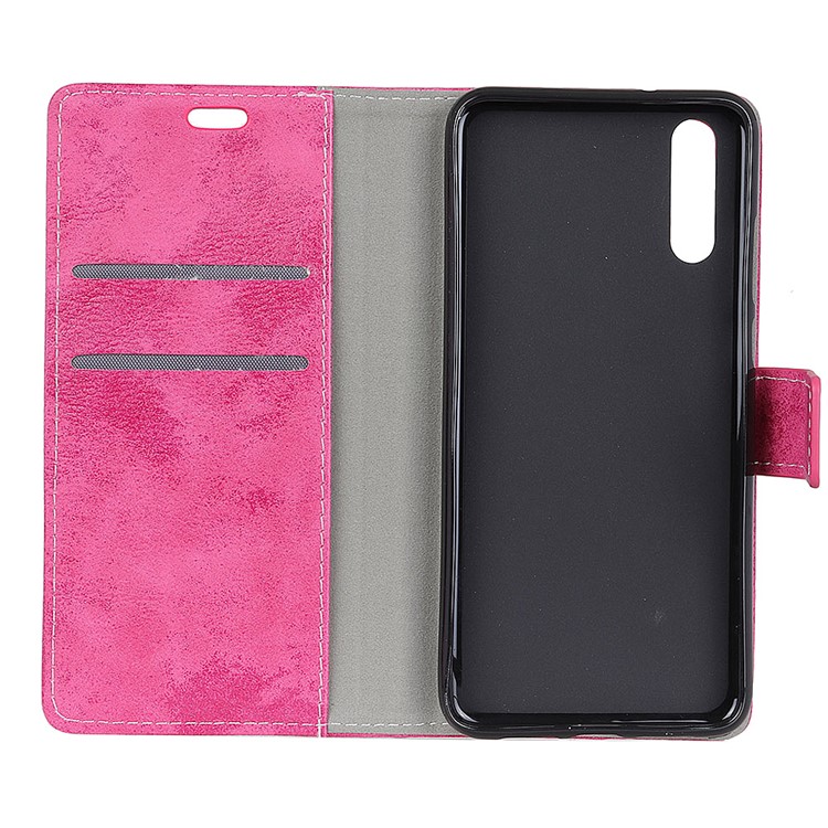 Vintage Style PU Leather Flip Phone Casing for Sony Xperia L3 - Rose-4