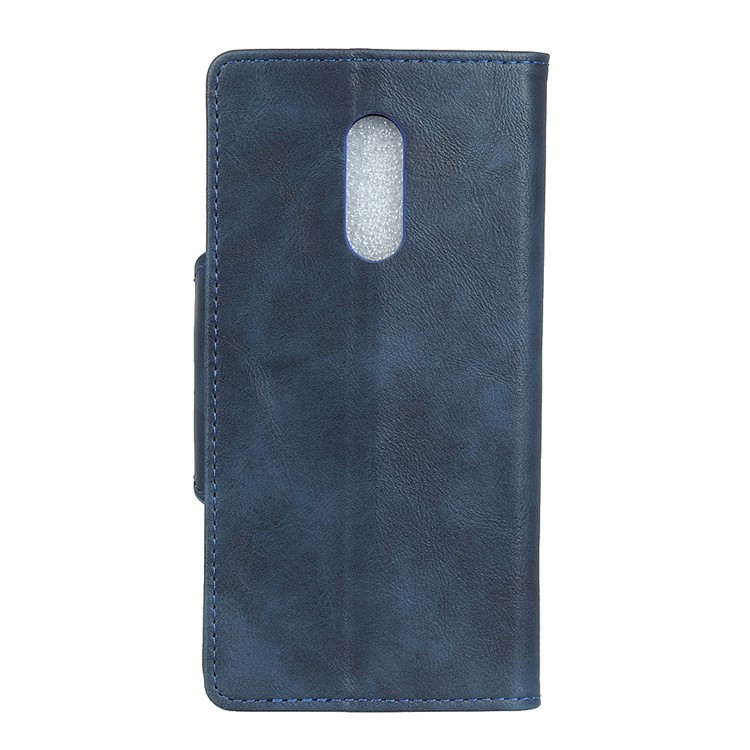 PU Leather Wallet Stand Mobile Phone Cover for Sony Xperia 1 - Blue-4