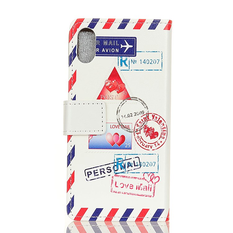 Pattern Printing Wallet Stand Leather Shell for Sony Xperia L3 - Personal Love Mail-2