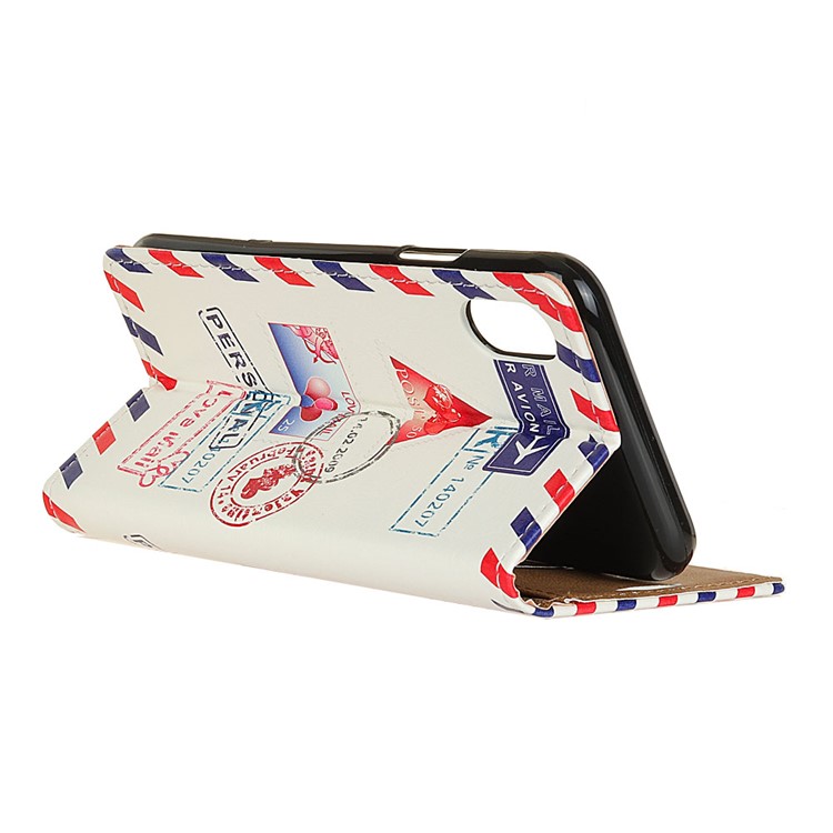 Pattern Printing Wallet Stand Leather Shell for Sony Xperia L3 - Personal Love Mail-3