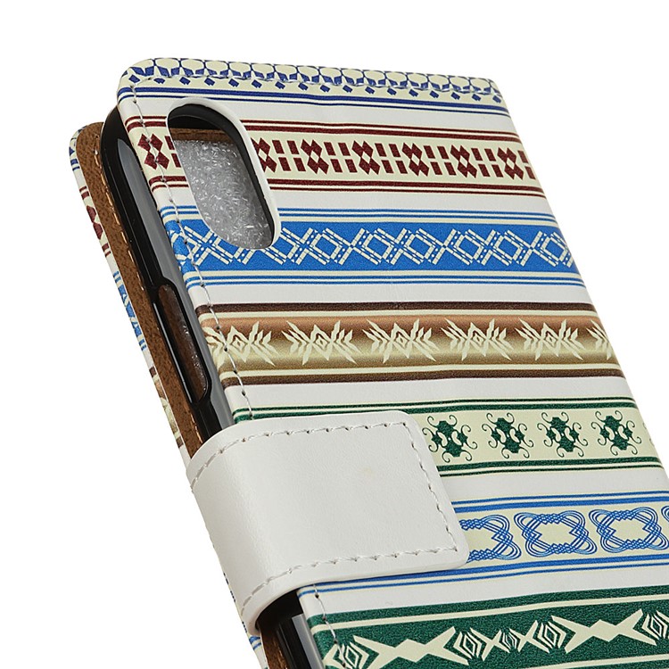 Pattern Printing PU Leather Phone Cover for Sony Xperia L3 - Ethnic Style Pattern-3