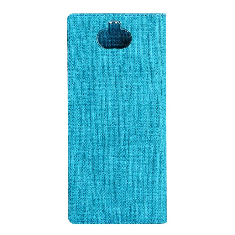 VILI DMX Auto-absorbed PU Leather Mobile Phone Cover Shell with Card Holder for Sony Xperia 10 - Blue-3