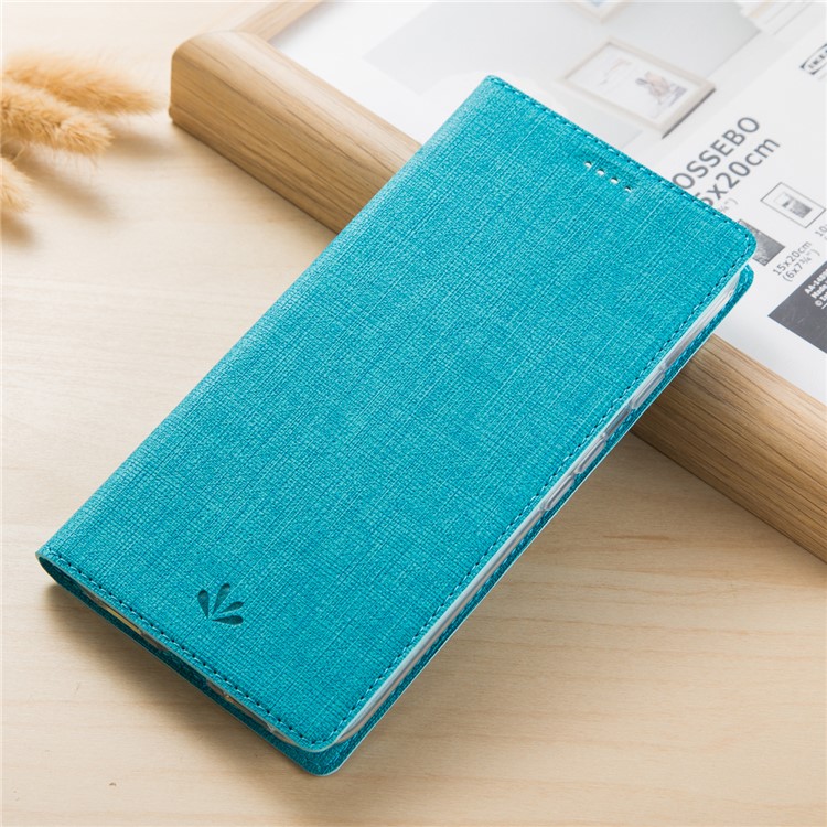 VILI DMX Auto-absorbed PU Leather Mobile Phone Cover Shell with Card Holder for Sony Xperia 10 - Blue-5