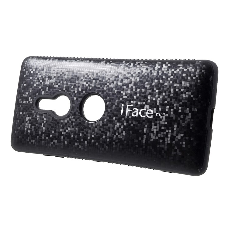 IFACE MALL Mosaic Pattern PC TPU Combo Phone Case for Sony Xperia XZ3 - Black-2