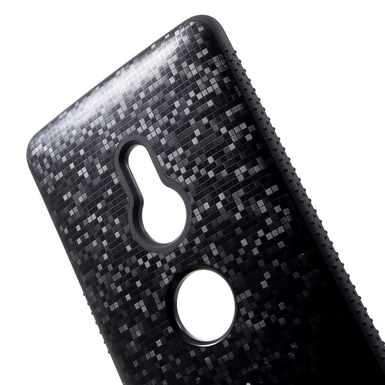 IFACE MALL Mosaic Pattern PC TPU Combo Phone Case for Sony Xperia XZ3 - Black-4