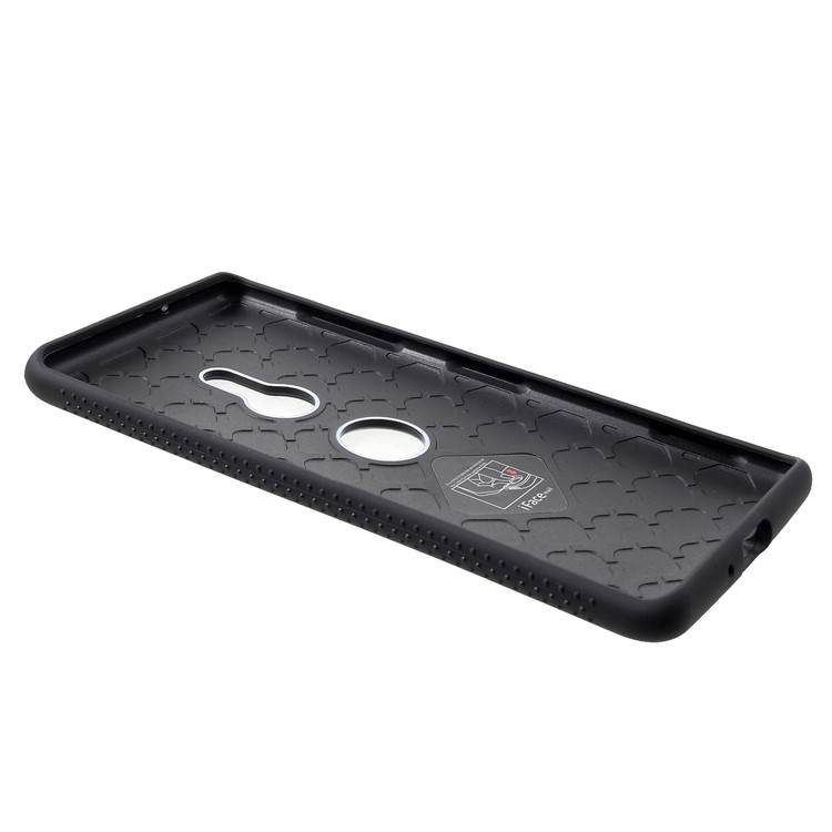 IFACE MALL Mosaic Pattern PC TPU Combo Phone Case for Sony Xperia XZ3 - Black-5
