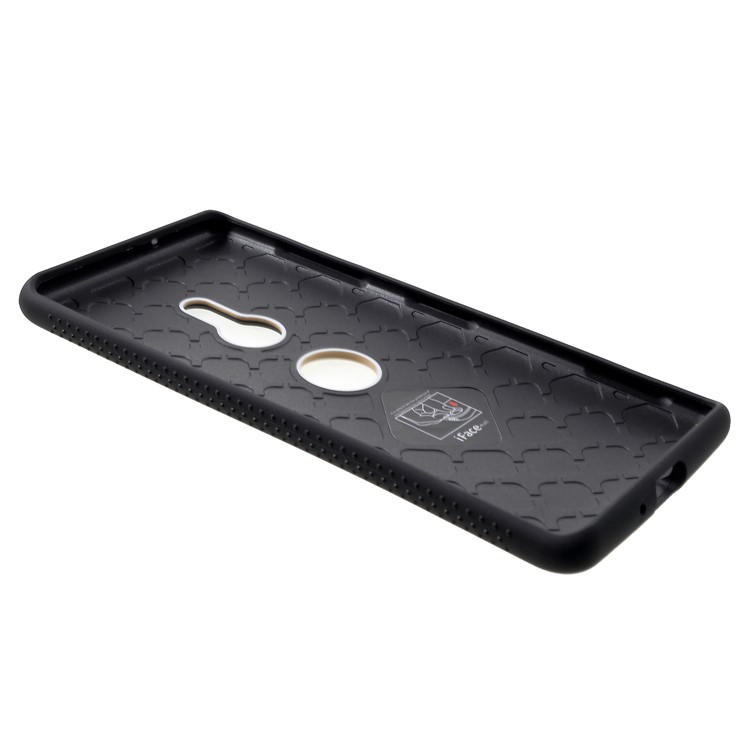 IFACE MALL Mosaic Pattern PC TPU Protective Cover Case for Sony Xperia XZ3 - Gold-3