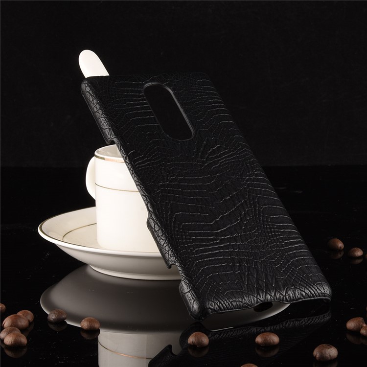 Crocodile Texture PU Leather Coated PC Phone Case for Sony Xperia 1 - Black-2