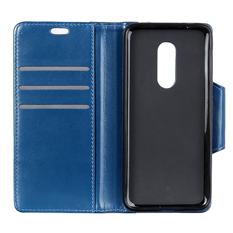 All Round Protection 3 Card Slots PU Leather Shell for Sony Xperia 1 - Blue-6