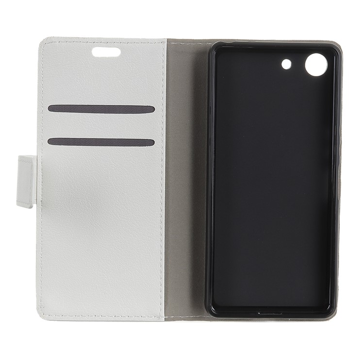 For Sony Xperia XZ4 Compact PU Leather Wallet Phone Shell with Stand - White-8