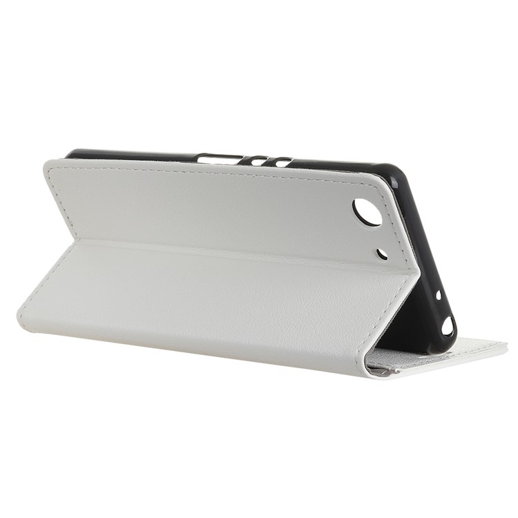 For Sony Xperia XZ4 Compact PU Leather Wallet Phone Shell with Stand - White-9