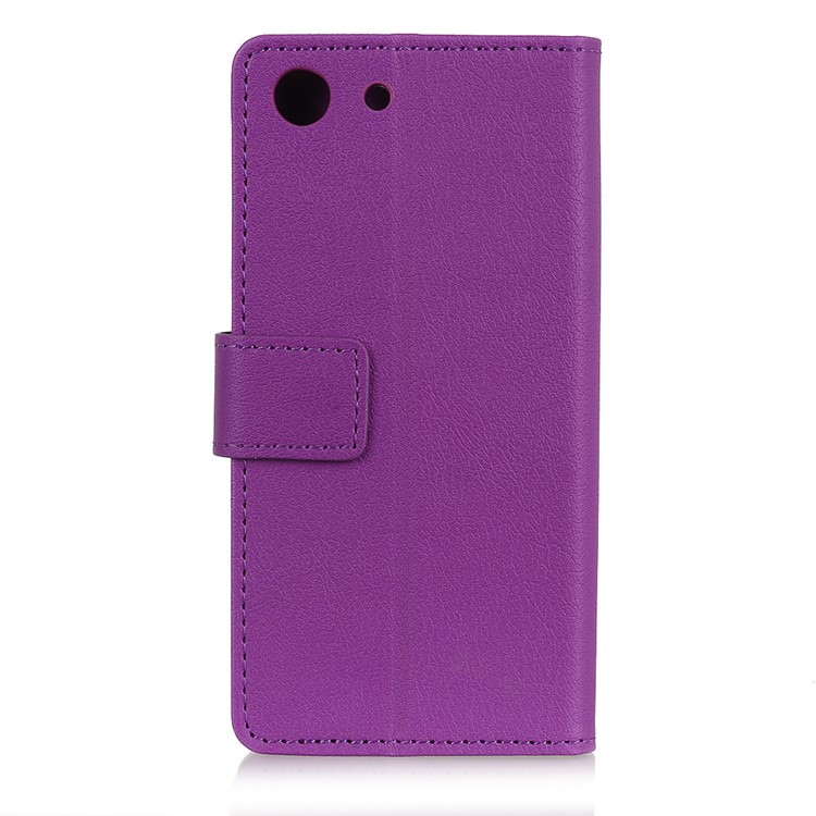 For Sony Xperia XZ4 Compact PU Leather Wallet Cell Phone Casing with Stand - Purple-7