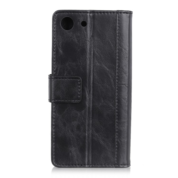 Rivet Decor PU Leather Magnetic Cover for Sony Xperia XZ4 Ace - Black-8