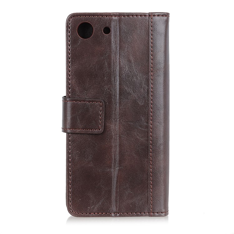 Custodia Per Cellulare Con Rivestimento In Pelle PU Rivet Con Custodia Per Sony Xperia XZ4 Compact - Marrone-8