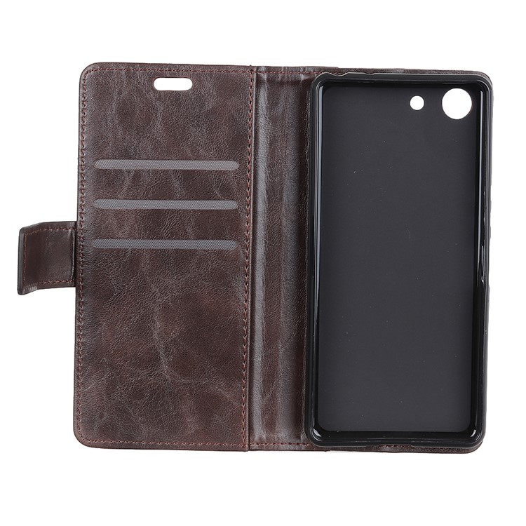 Custodia Per Cellulare Con Rivestimento In Pelle PU Rivet Con Custodia Per Sony Xperia XZ4 Compact - Marrone-9