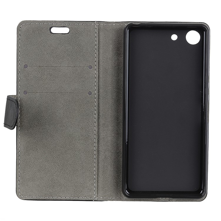 Wallet Leather Stand Case for Sony Xperia XZ4 Compact - Black-4