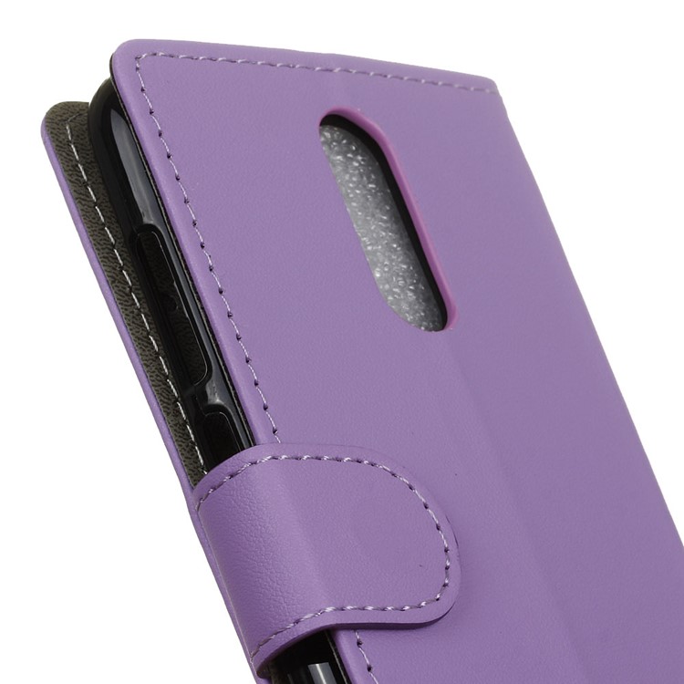 Wallet Stand PU Leather Phone Casing Shell for Sony Xperia 1 - Purple-3